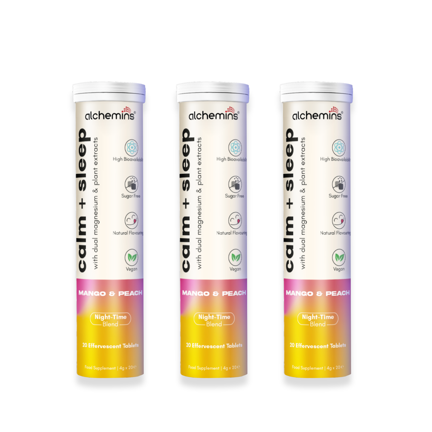 Calm + Sleep - Mango & Peach (60 tablets)